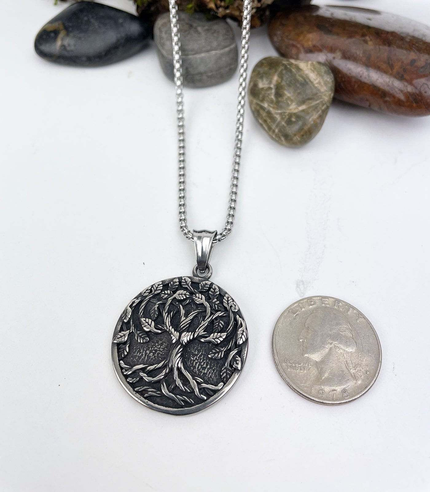 Tree of Life Stainless Steel Pendant