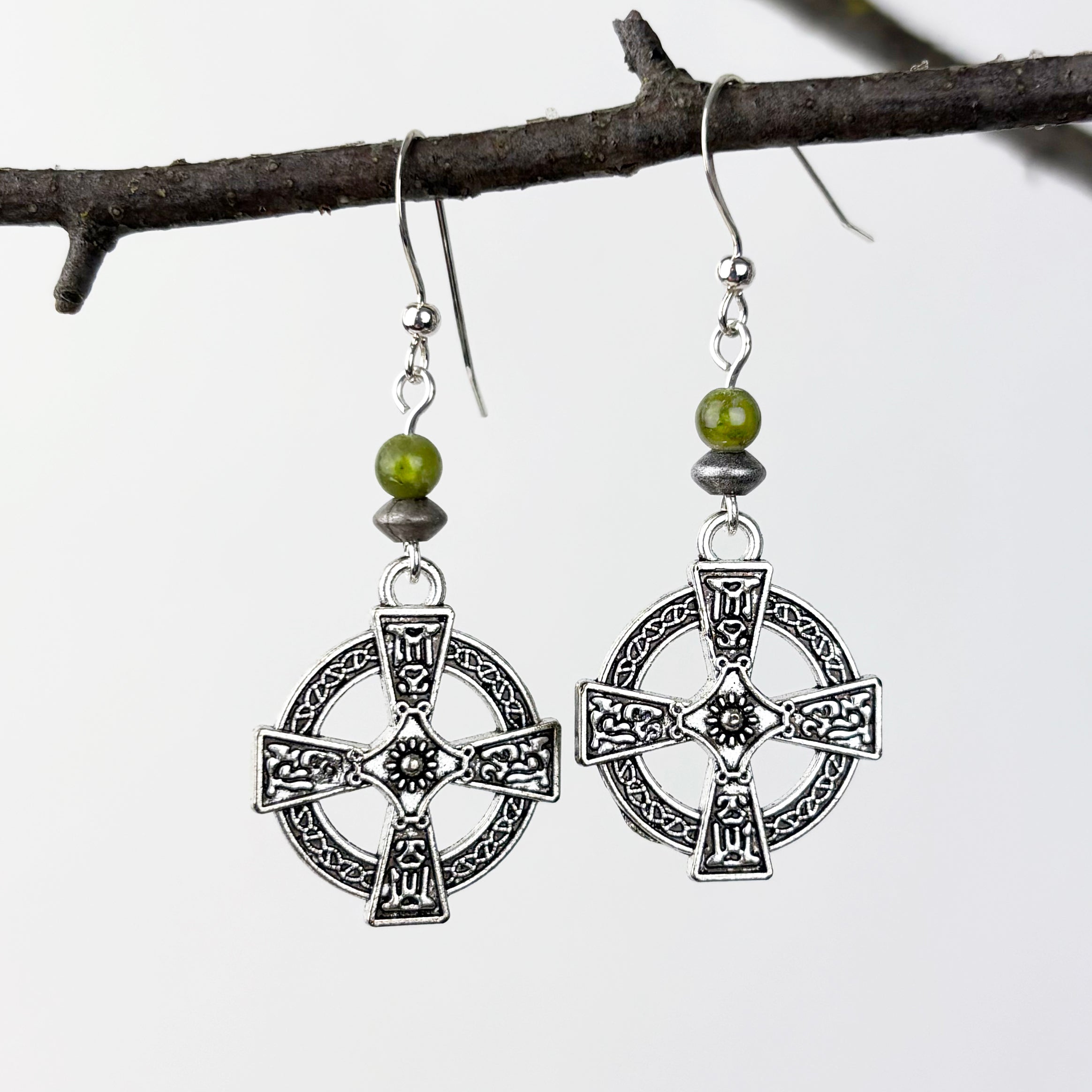 Connemara Marble with square Celtic Cross