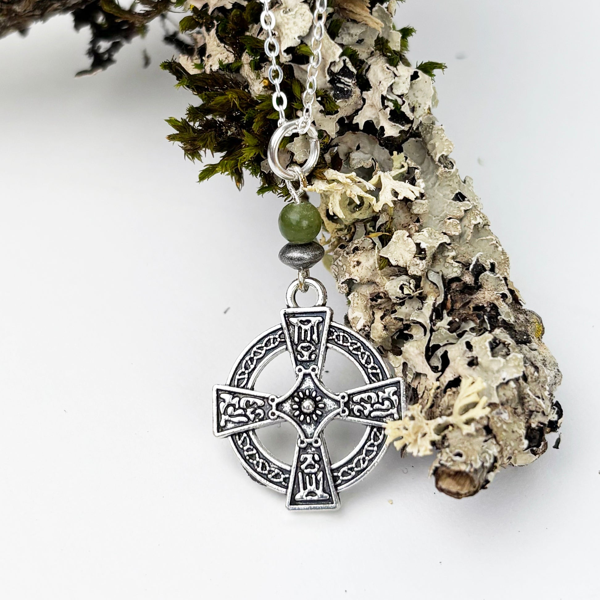 Connemara Marble with square Celtic Cross