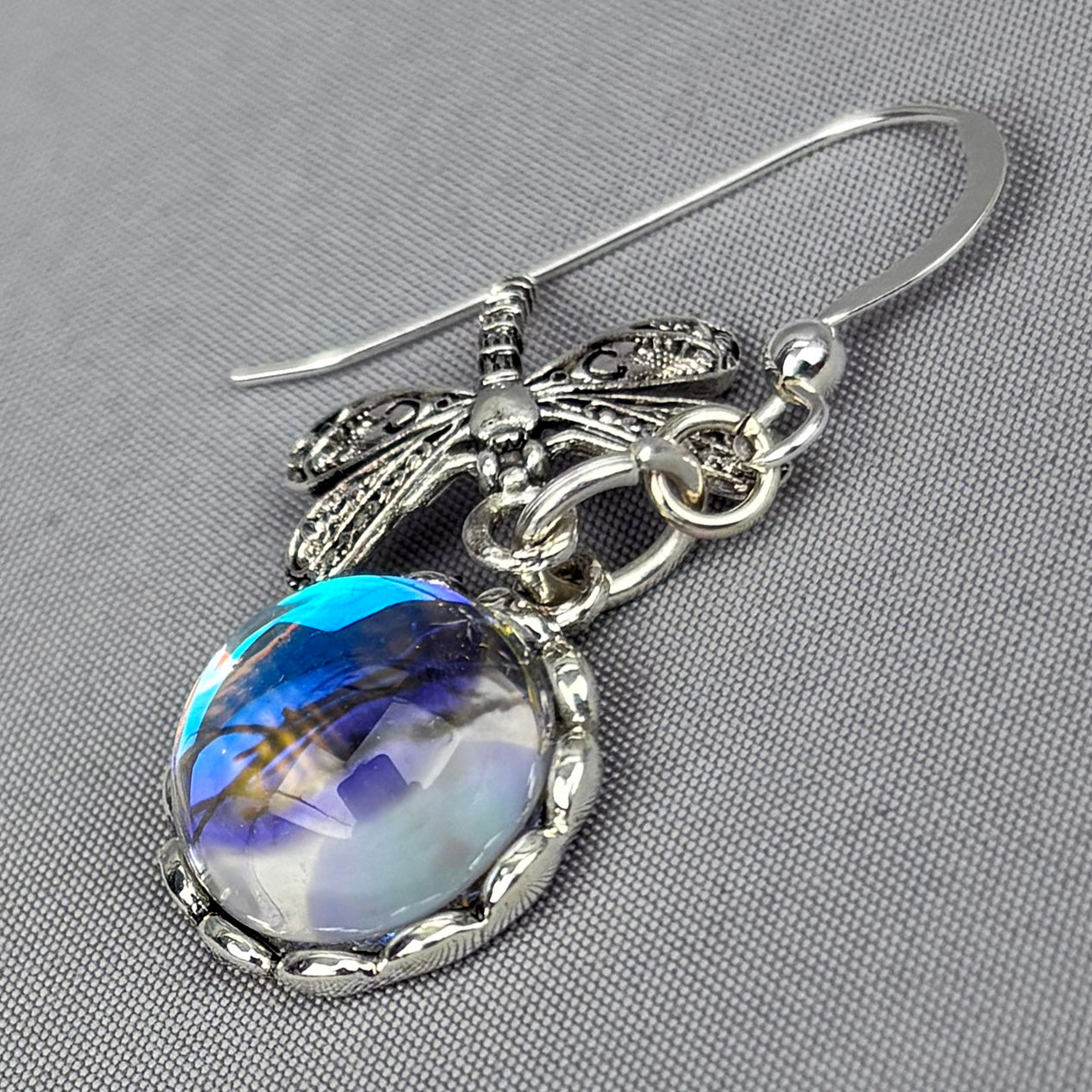 Dragonfly on Raindrop