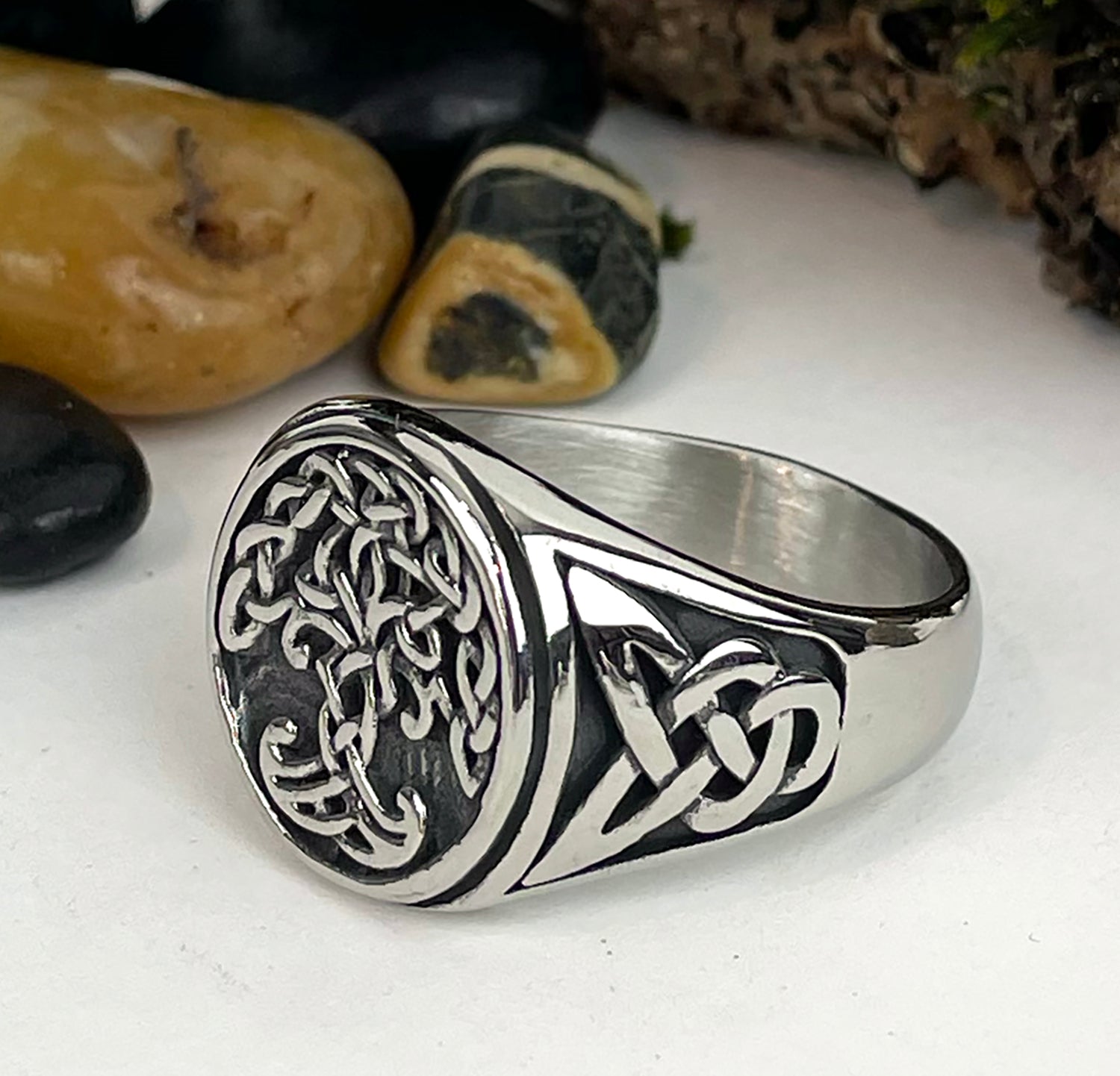 Celtic Knot Tree of Life Ring