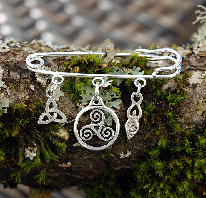 Celtic Triskele Pin