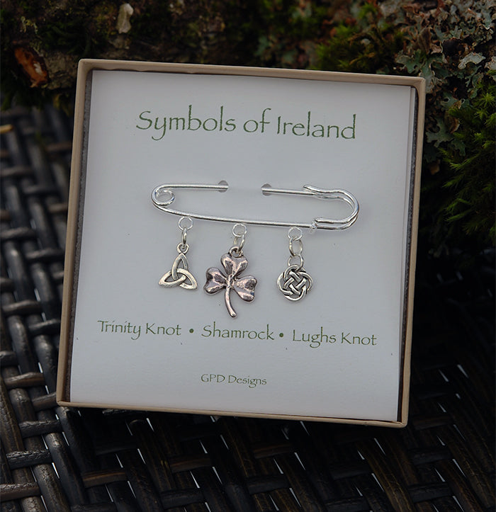 Irish Shamrock Pin