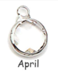 Kid's Birthstone Crystal and Celtic Knot Adjustable Bracelet