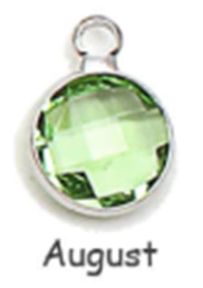 Kid's Birthstone Crystal and Celtic Knot Adjustable Bracelet