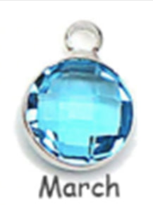 Kid's Birthstone Crystal and Celtic Knot Adjustable Bracelet