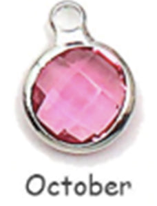 Kid's Birthstone Crystal and Celtic Knot Adjustable Bracelet