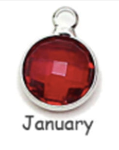 Kid's Birthstone Crystal and Celtic Knot Adjustable Bracelet