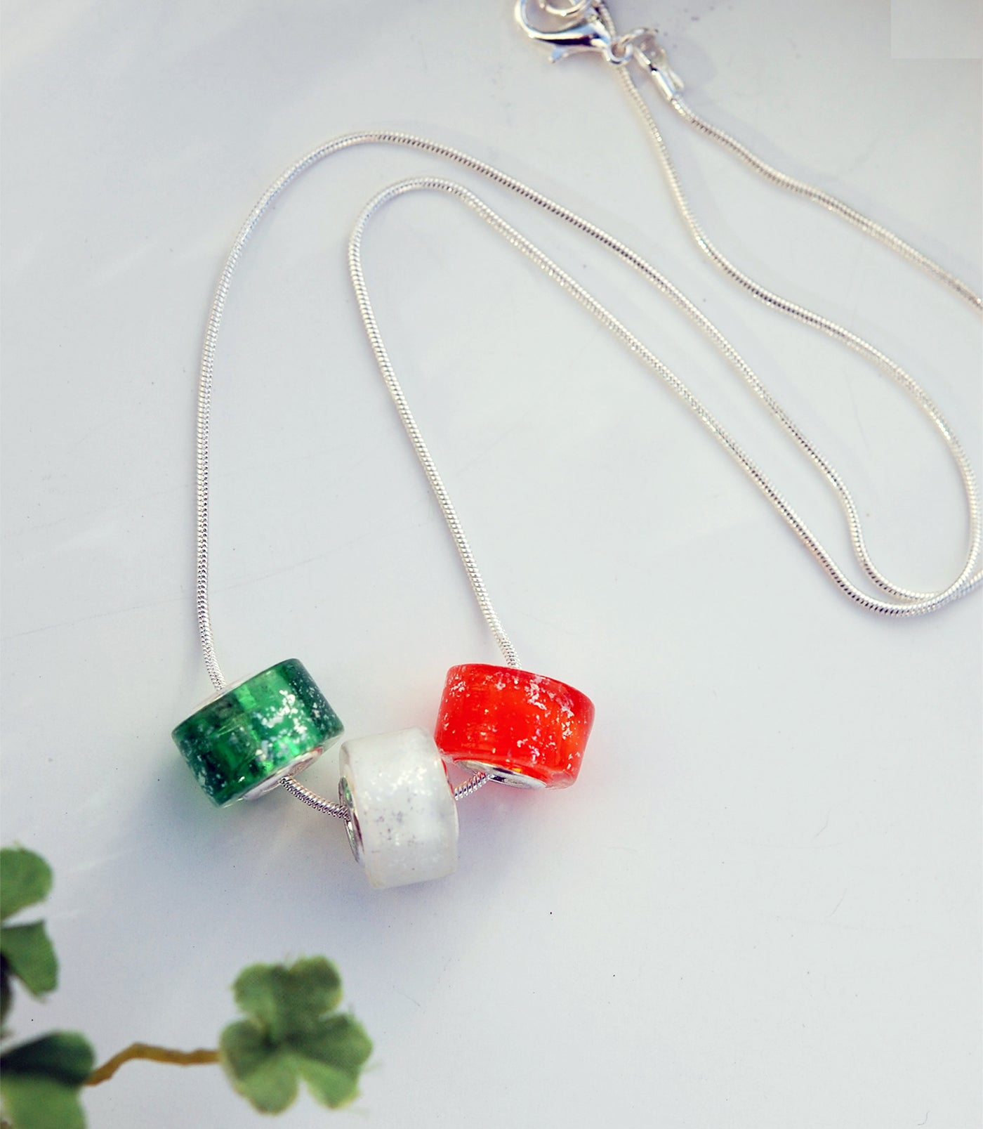 Triple European Beaded Pendant