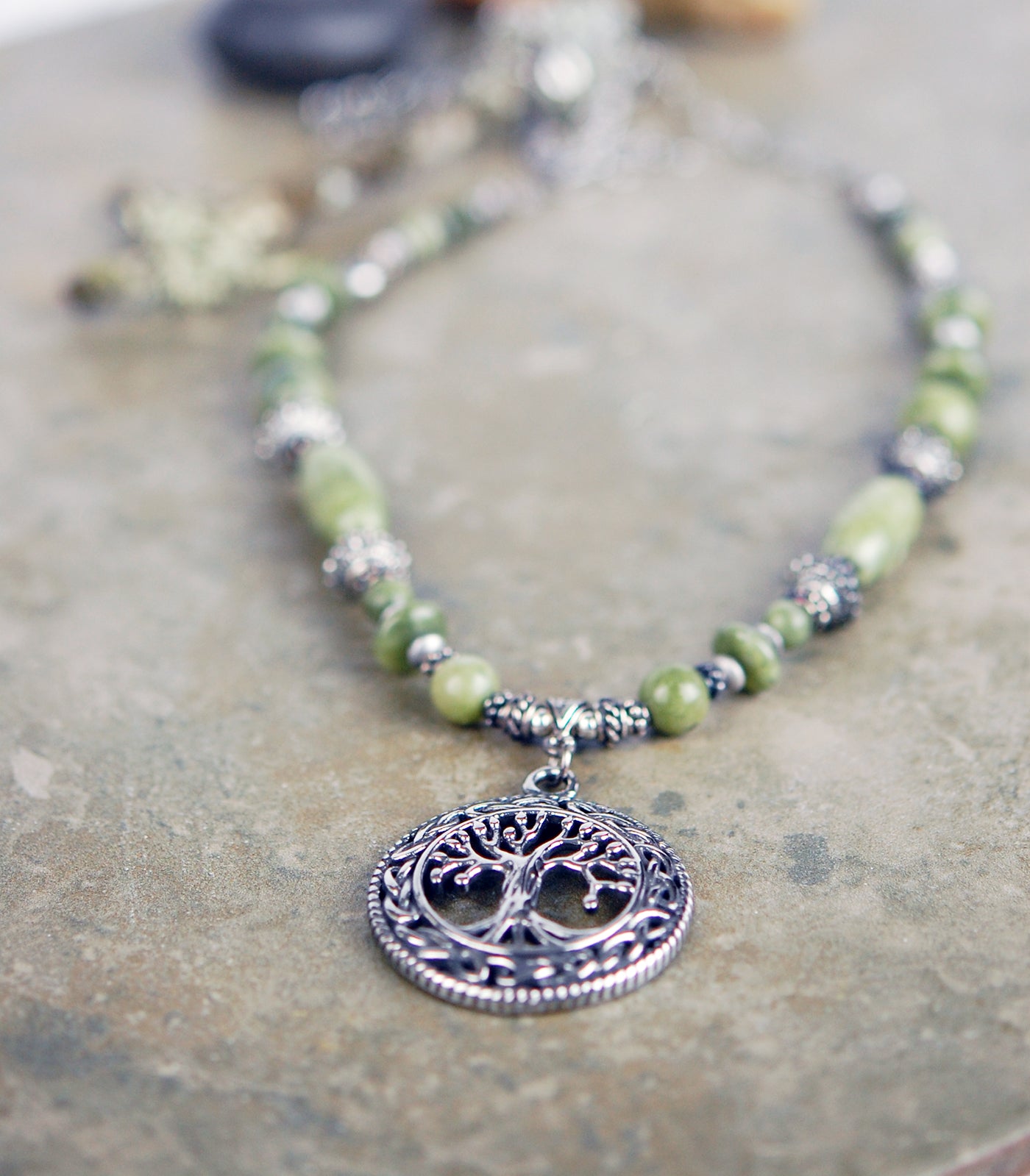 Connemara Marble with Tree of Life Focal