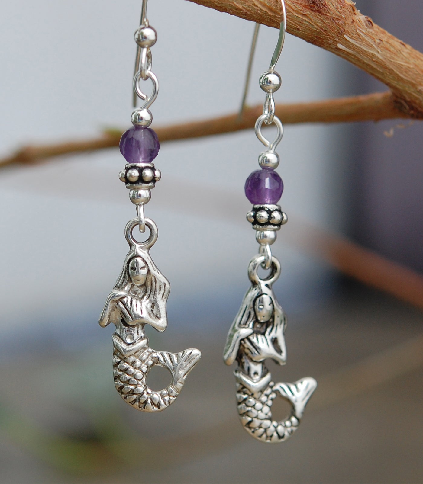 Celtic Mermaid with Amethyst