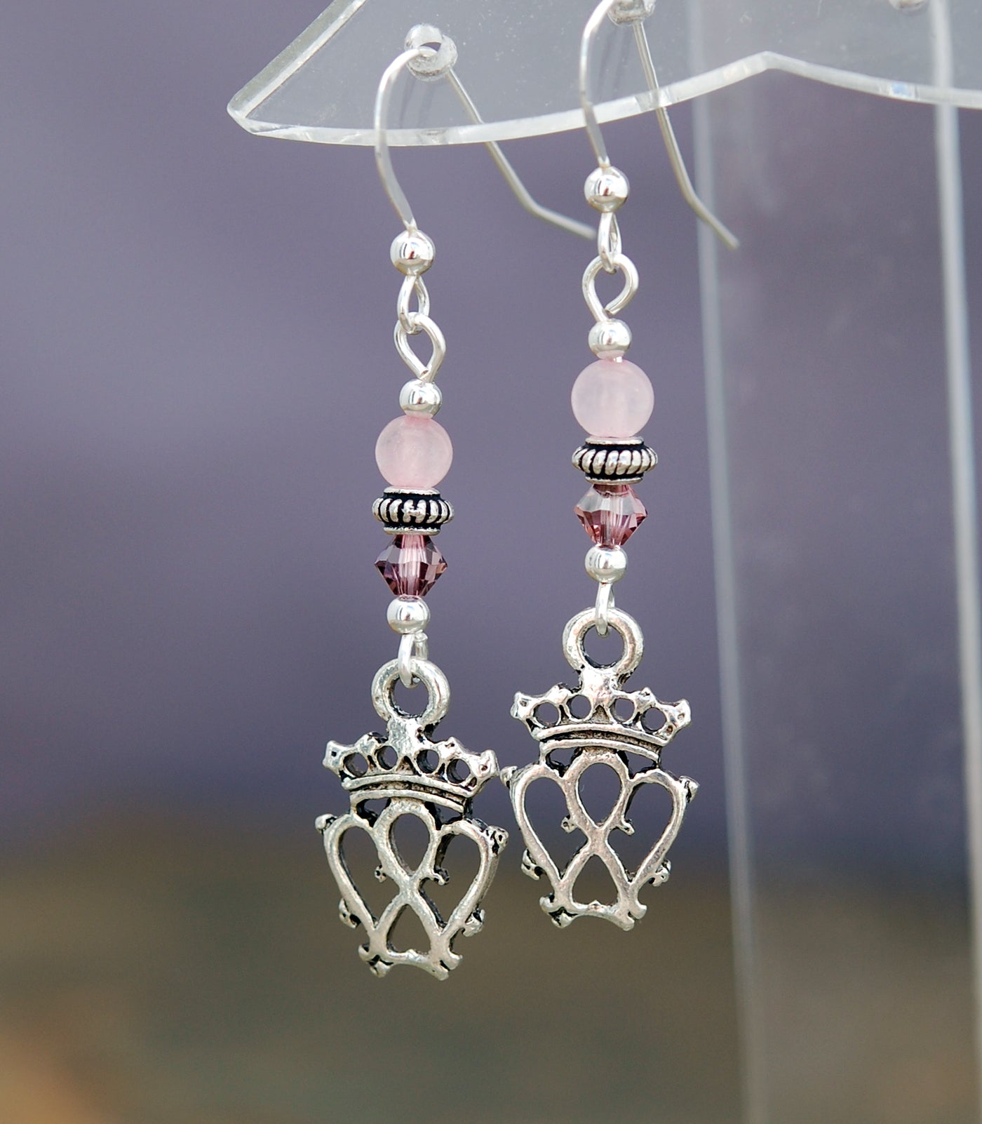 Rose Quartz with Scottish Luckenbooth