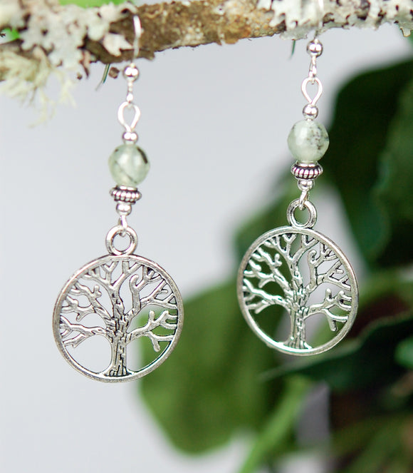 GS653 Prehnite with Tree of Life