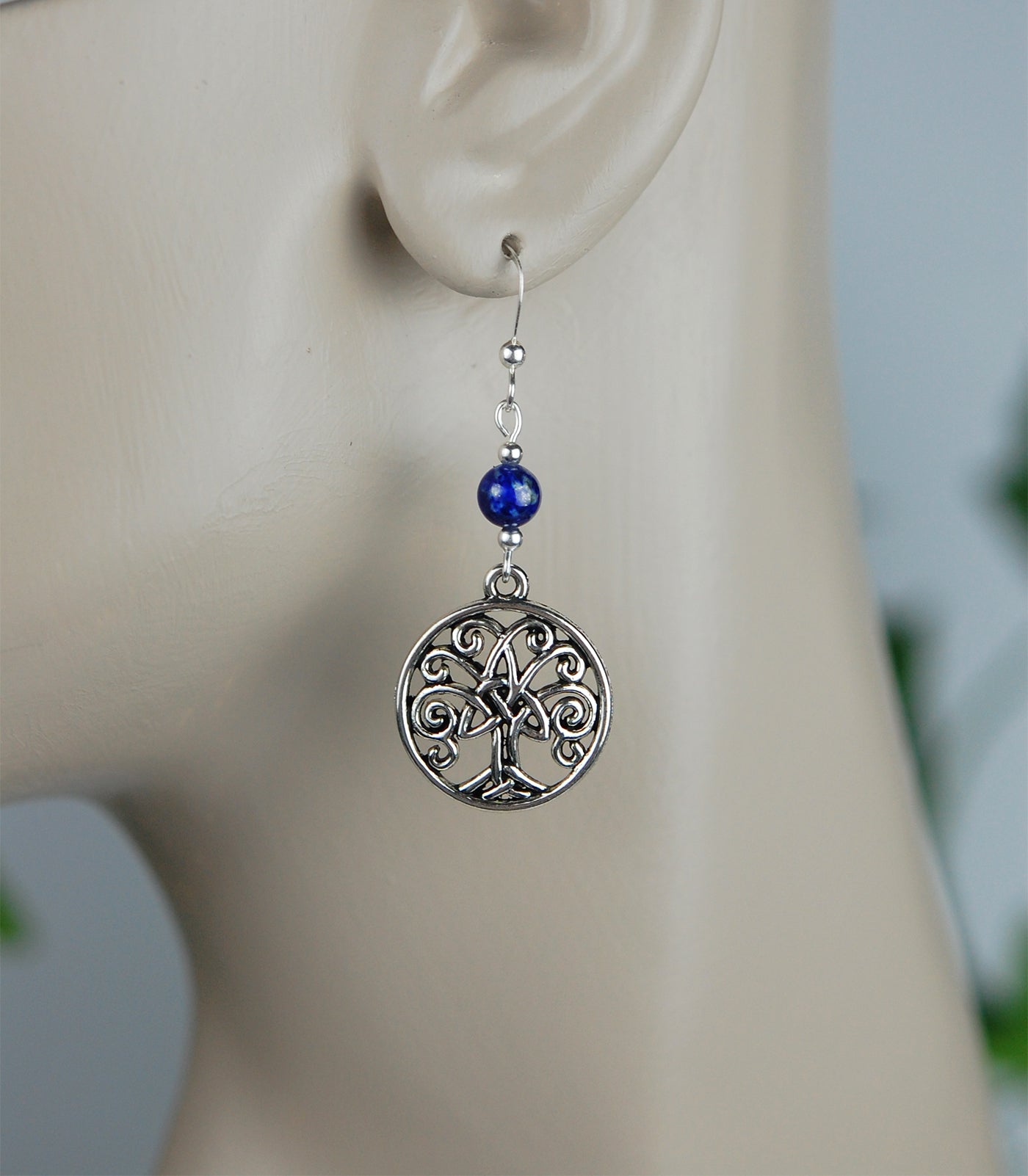 Lapis Lazuli with Trinity Tree of Life
