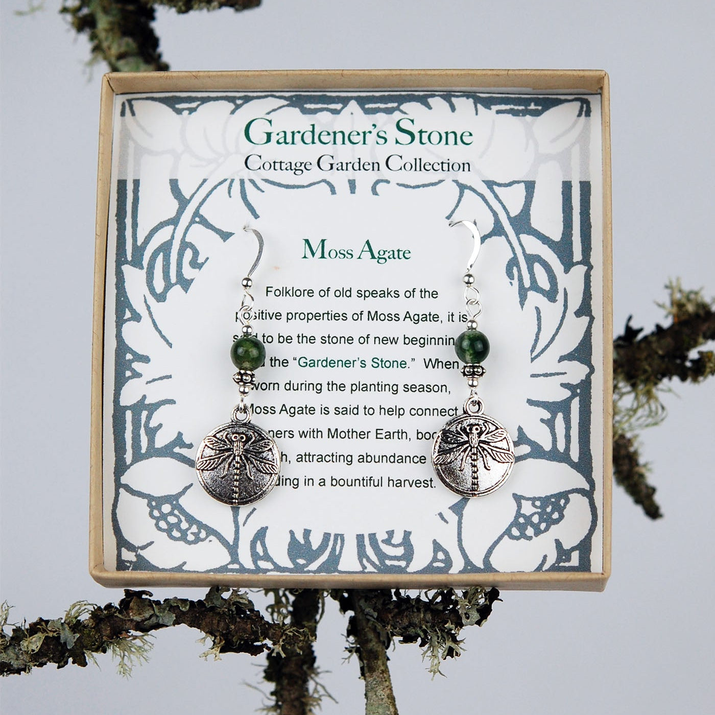 Gardener's Stone with Dragonfly