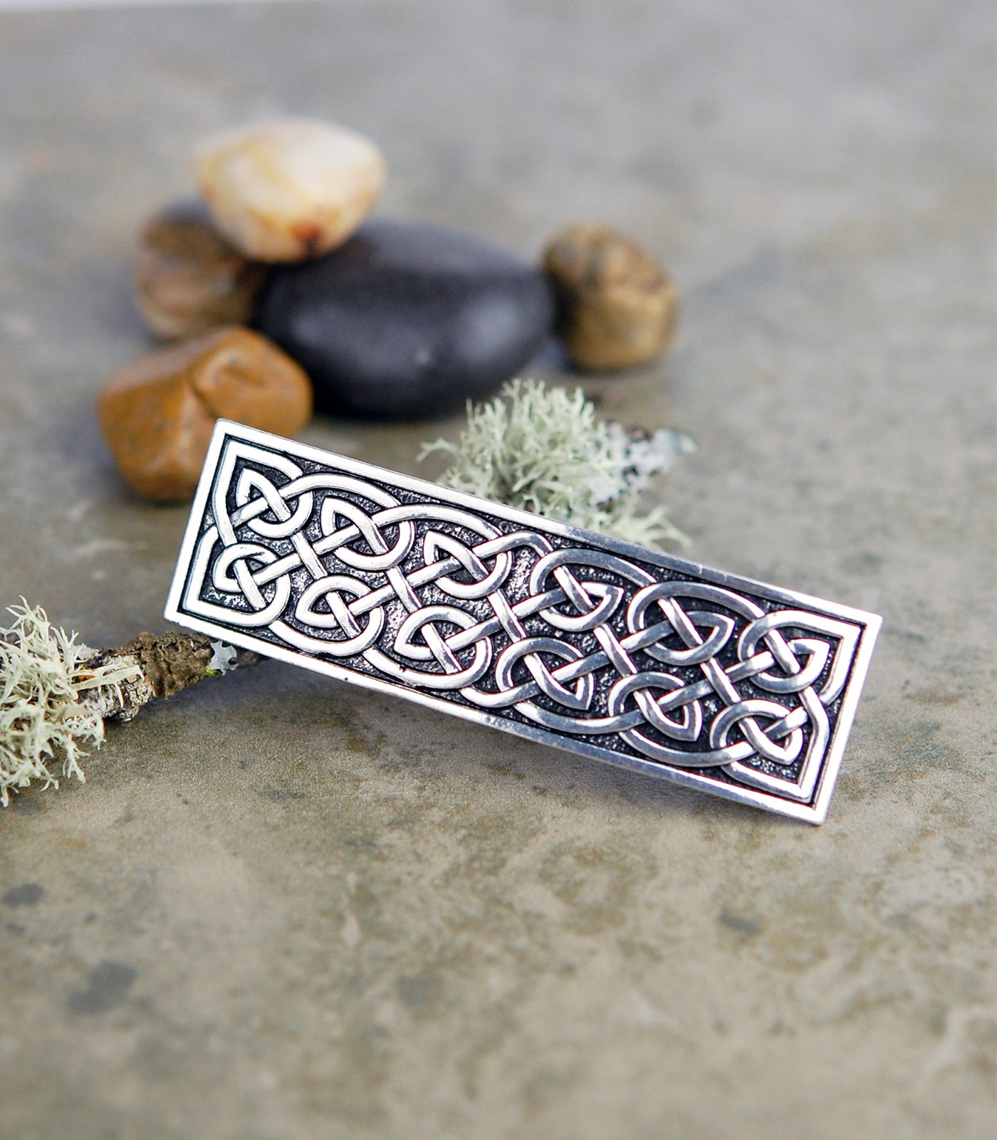 Celtic Knot Hair Barrette