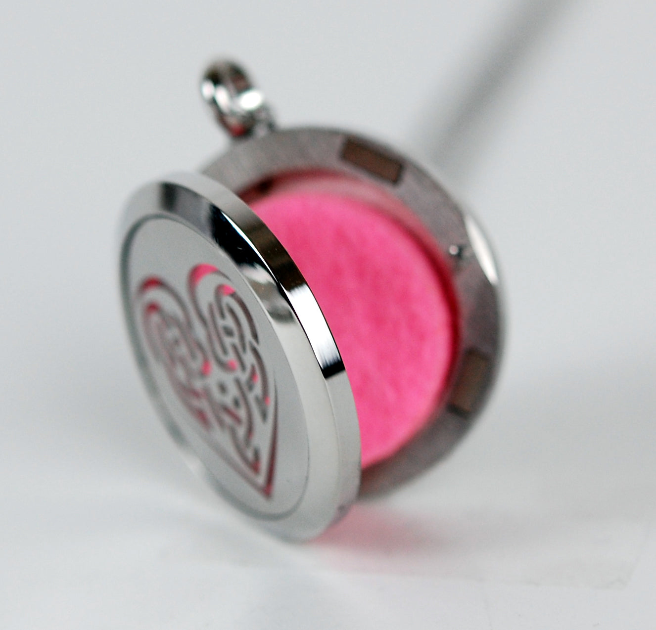 Celtic Knot Heart Knot Aromatherapy Pendant