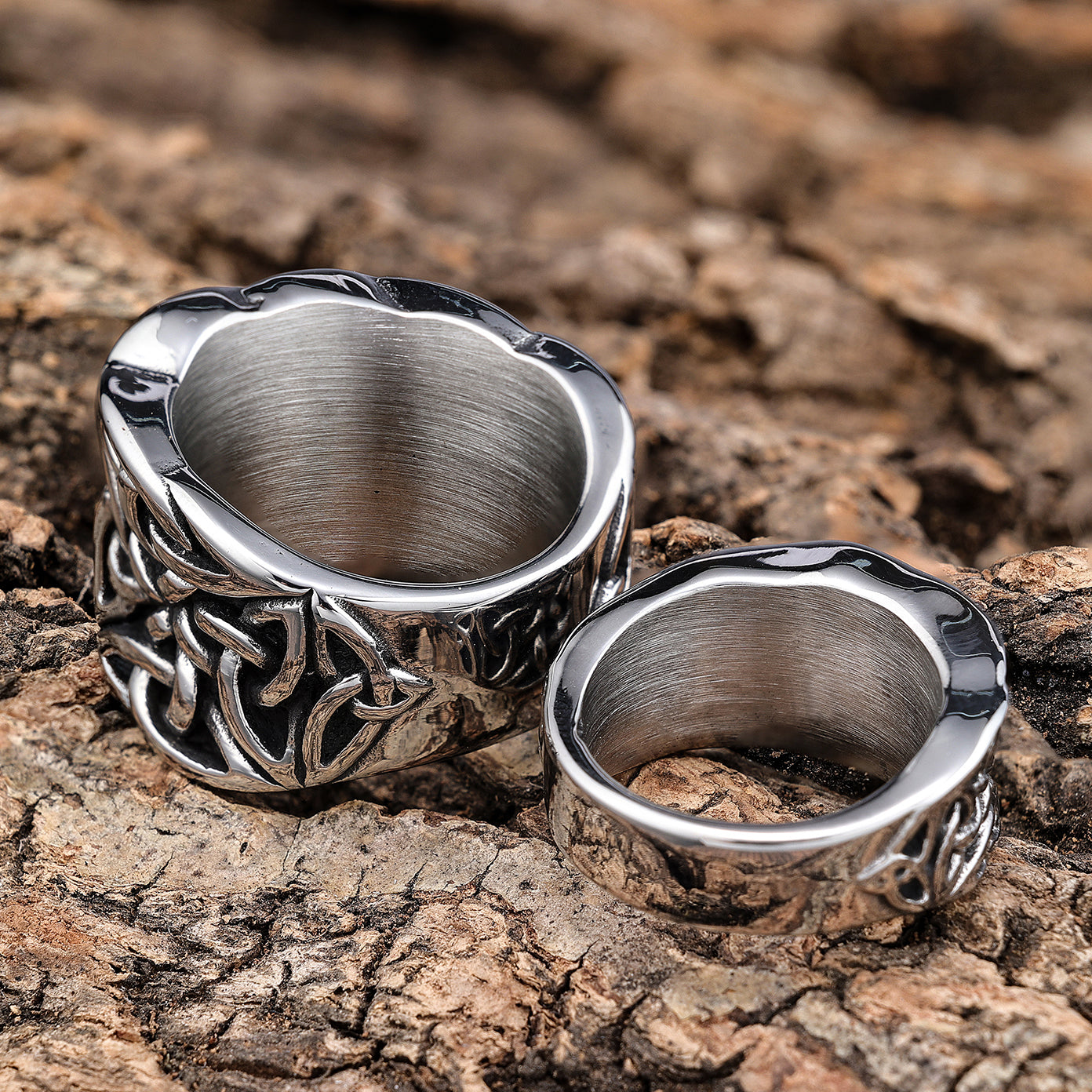 Medium Quad Tri Knot Ring