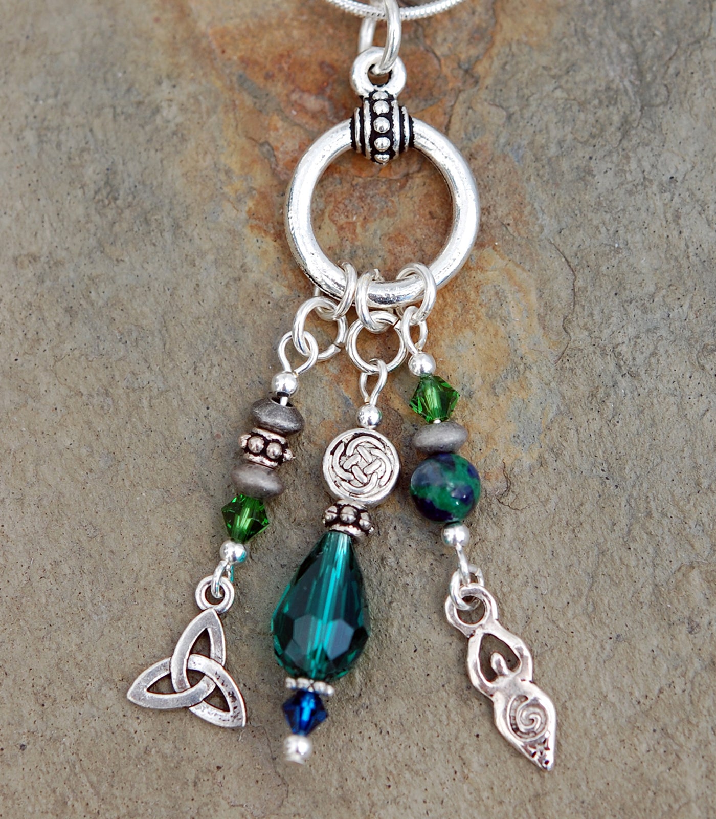 Legend of the Celtic Goddess Pendant