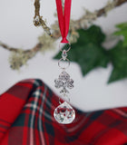 ORN-05 Celtic Knot Shamrock Christmas Ornament