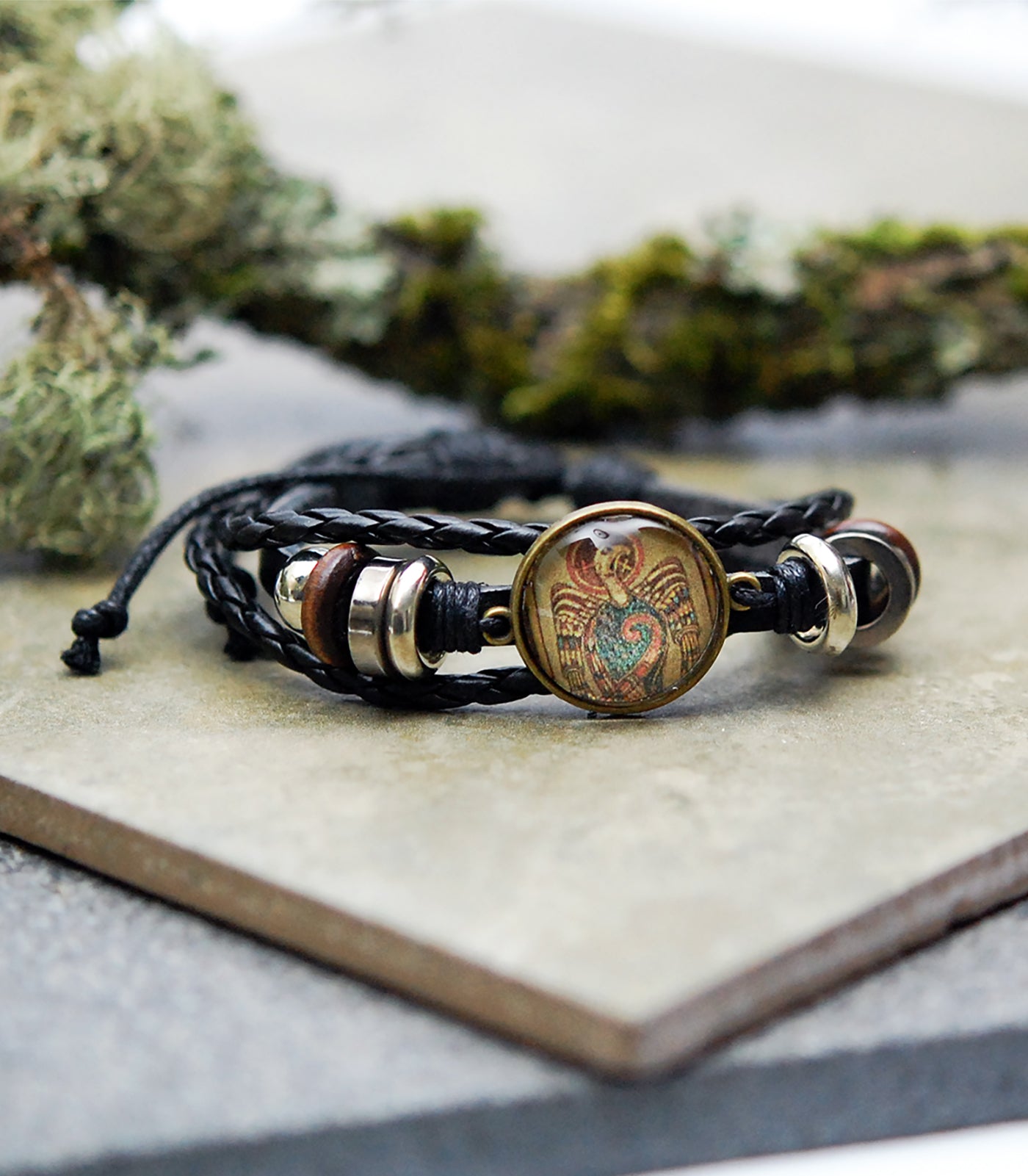 "Winged Eagle" Cabochon Bracelet