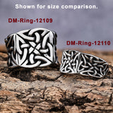 DM-Ring-12110  Medium Weight Quad Tri Knot Ring