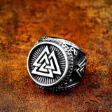 DM-Ring-180619 Valknut - Symbol of Strength and Courage Ring