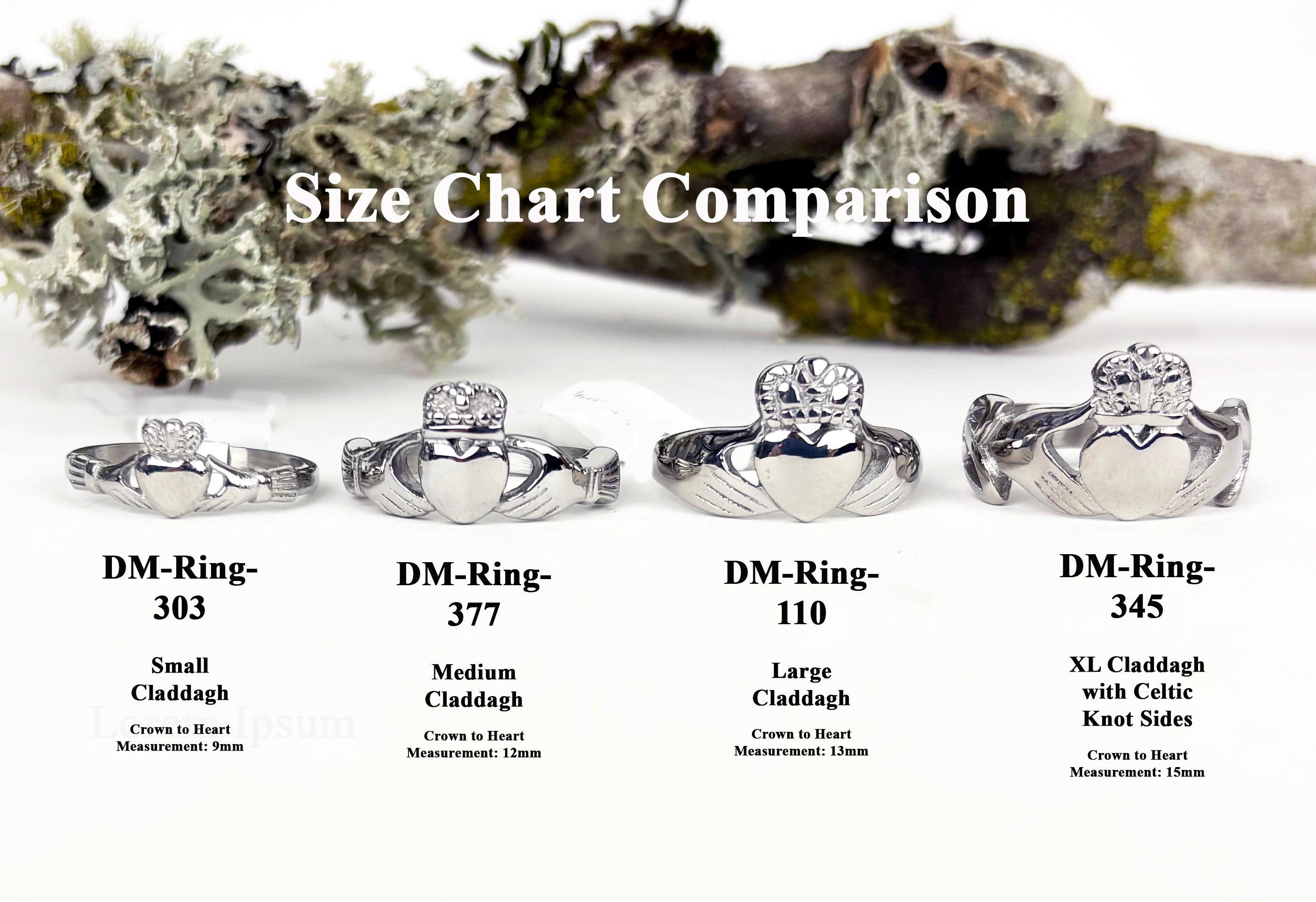 Medium Claddagh Ring