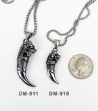 DM-910 Stainless Steel Wolfhound, "The Hound of Culann" Small Pendant