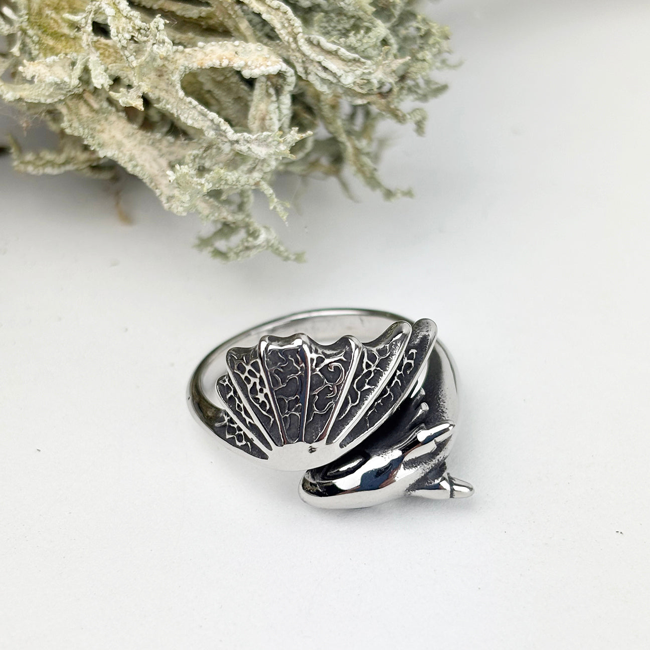 Sleeping Baby Dragon Ring