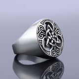Tri Knot Ring with High Polished Sides