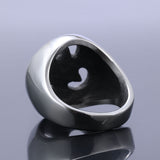 DM-Ring-A-08103  Tri Knot Ring with High Polished Sides
