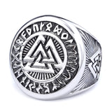 DM-Ring-10313-S  Valknut - Symbol of Strength and Courage Ring
