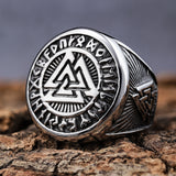 Valknut - Symbol of Strength and Courage Ring