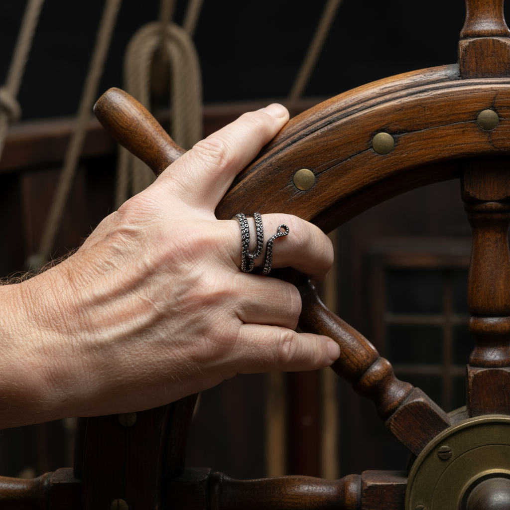 Deep Ocean "Release the Kracken!" Ring