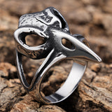 DM-Ring-STO-597  Bird Skull Ring
