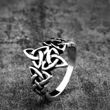 DM-Ring-17107 Open Stacked Tri Knot Ring