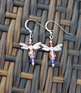 GS391-P Lavender and Soft Pink Celtic Dragonfly