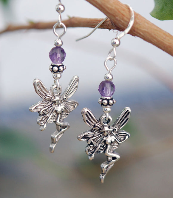 GS535 Celtic Fairy with Amethyst