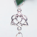 ORN-07  Celtic Trinity Heart Knot Christmas Ornament
