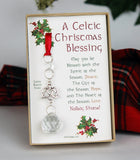 ORN-07  Celtic Trinity Heart Knot Christmas Ornament
