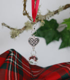 ORN-03 Celtic Heart Knot Christmas Ornament