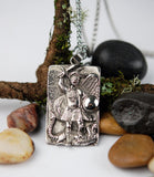 DM-303 Stainless Steel St. Michael the Guardian Pendant